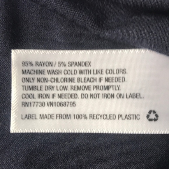 Super soft navy blue adjustable spaghetti tank - Picture 3 of 3